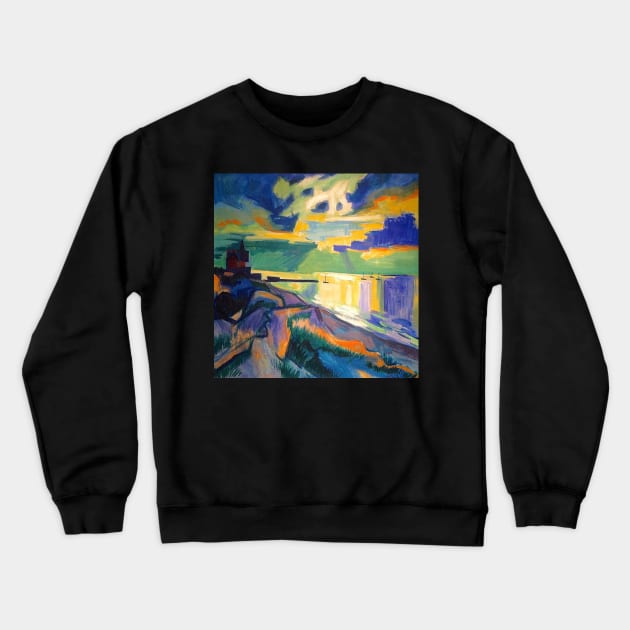 max pechstein reflection Crewneck Sweatshirt by QualityArtFirst